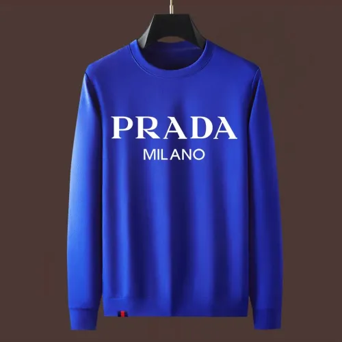 Wholesale Prada Hoodies Long Sleeved For Men #1421104 $48.00 USD, Wholesale Quality Replica Prada Hoodies