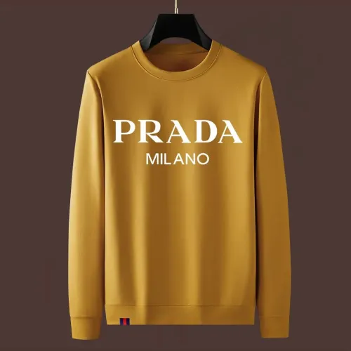 Wholesale Prada Hoodies Long Sleeved For Men #1421107 $48.00 USD, Wholesale Quality Replica Prada Hoodies