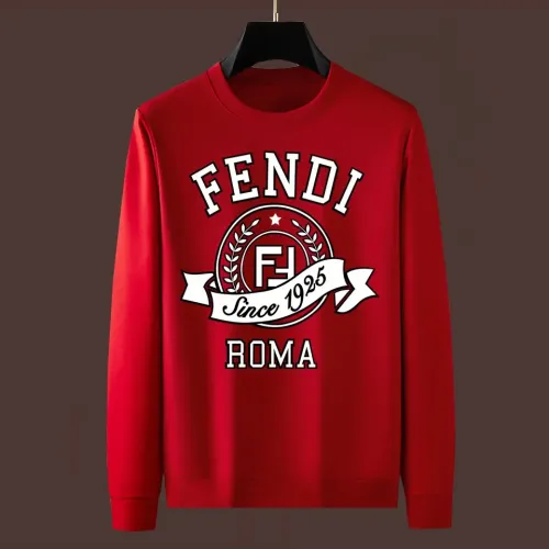 Wholesale Fendi Hoodies Long Sleeved For Men #1421138 $48.00 USD, Wholesale Quality Replica Fendi Hoodies