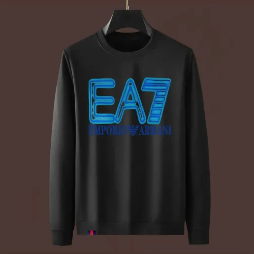 Wholesale Armani Hoodies Long Sleeved For Men #1421161 $48.00 USD, Wholesale Quality Replica Armani Hoodies