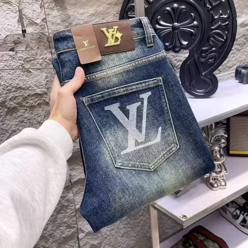 Wholesale Louis Vuitton LV Jeans For Men #1421196 $68.00 USD, Wholesale Quality Replica Louis Vuitton LV Jeans