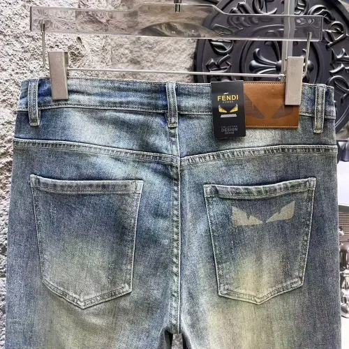 Replica Fendi Jeans For Men #1421197 $68.00 USD for Wholesale