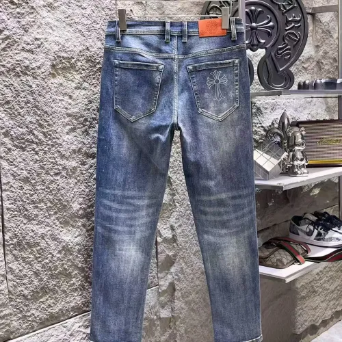 Replica Chrome Hearts Jeans For Men #1421198 $68.00 USD for Wholesale