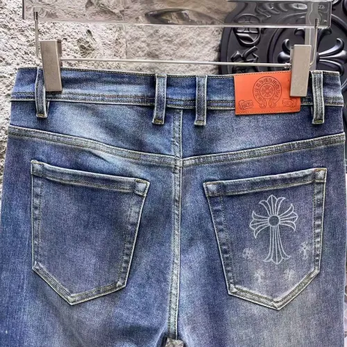 Replica Chrome Hearts Jeans For Men #1421198 $68.00 USD for Wholesale
