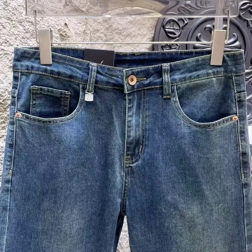 Replica Hermes Jeans For Men #1421199 $68.00 USD for Wholesale
