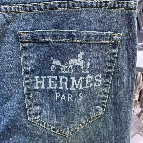 Replica Hermes Jeans For Men #1421199 $68.00 USD for Wholesale