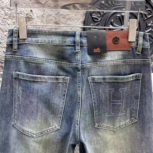 Replica Hermes Jeans For Men #1421206 $68.00 USD for Wholesale