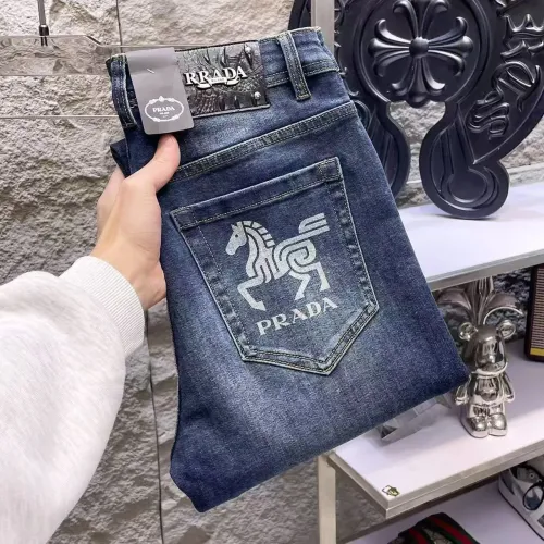 Wholesale Prada Jeans For Men #1421208 $68.00 USD, Wholesale Quality Replica Prada Jeans