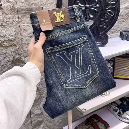Wholesale Louis Vuitton LV Jeans For Men #1421211 $68.00 USD, Wholesale Quality Replica Louis Vuitton LV Jeans