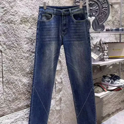 Replica LOEWE Jeans For Men #1421216 $68.00 USD for Wholesale