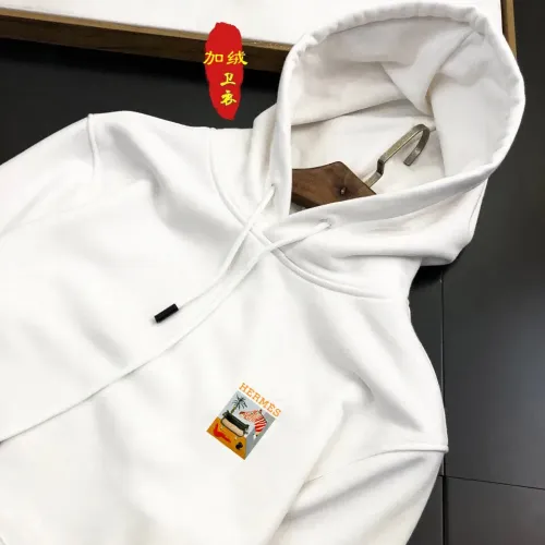 Replica Hermes Hoodies Long Sleeved For Men #1421258 $45.00 USD for Wholesale