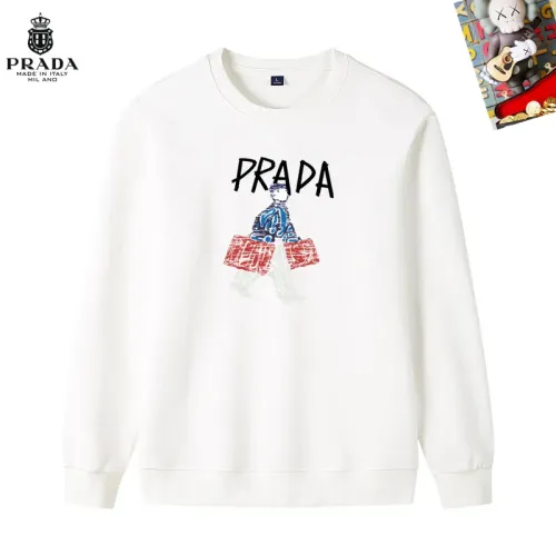 Wholesale Prada Hoodies Long Sleeved For Men #1421302 $40.00 USD, Wholesale Quality Replica Prada Hoodies