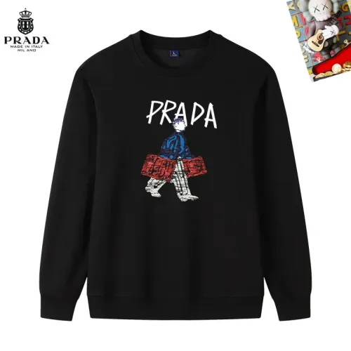 Wholesale Prada Hoodies Long Sleeved For Men #1421303 $40.00 USD, Wholesale Quality Replica Prada Hoodies