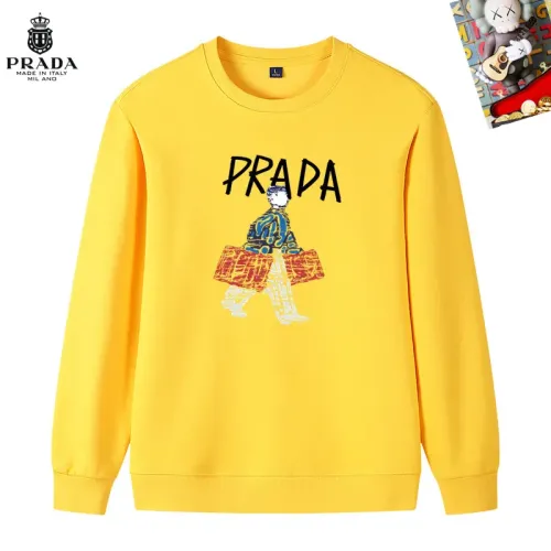 Wholesale Prada Hoodies Long Sleeved For Men #1421307 $40.00 USD, Wholesale Quality Replica Prada Hoodies