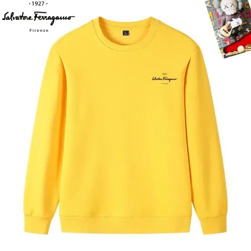 Wholesale Salvatore Ferragamo Hoodies Long Sleeved For Men #1421342 $40.00 USD, Wholesale Quality Replica Salvatore Ferragamo Hoodies