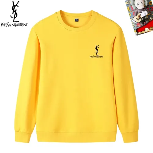 Wholesale Yves Saint Laurent YSL Hoodies Long Sleeved For Men #1421390 $40.00 USD, Wholesale Quality Replica Yves Saint Laurent YSL Hoodies