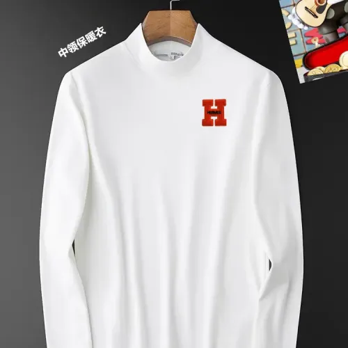 Wholesale Hermes T-Shirts Long Sleeved For Men #1421415 $40.00 USD, Wholesale Quality Replica Hermes T-Shirts