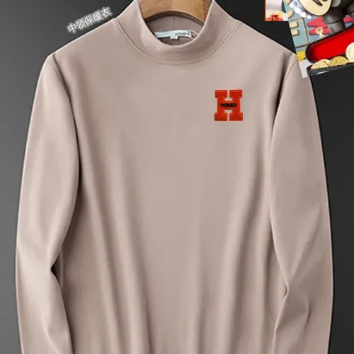 Wholesale Hermes T-Shirts Long Sleeved For Men #1421417 $40.00 USD, Wholesale Quality Replica Hermes T-Shirts