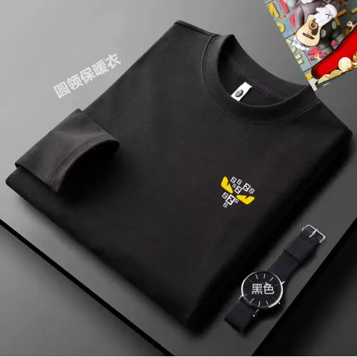 Replica Fendi T-Shirts Long Sleeved For Men #1421444 $40.00 USD for Wholesale