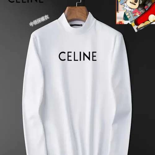 Wholesale Celine T-Shirts Long Sleeved For Men #1421493 $40.00 USD, Wholesale Quality Replica Celine T-Shirts