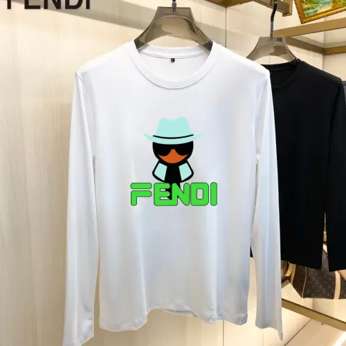 Wholesale Fendi T-Shirts Long Sleeved For Unisex #1421522 $34.00 USD, Wholesale Quality Replica Fendi T-Shirts