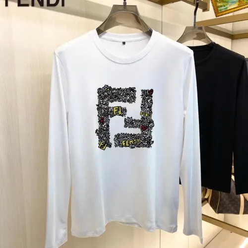 Wholesale Fendi T-Shirts Long Sleeved For Unisex #1421544 $34.00 USD, Wholesale Quality Replica Fendi T-Shirts