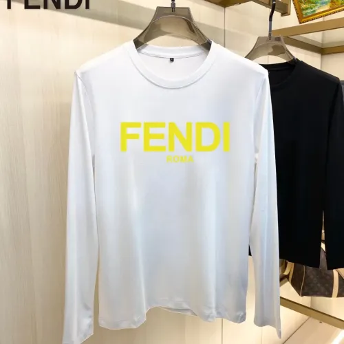 Wholesale Fendi T-Shirts Long Sleeved For Unisex #1421547 $34.00 USD, Wholesale Quality Replica Fendi T-Shirts