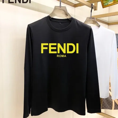 Wholesale Fendi T-Shirts Long Sleeved For Unisex #1421548 $34.00 USD, Wholesale Quality Replica Fendi T-Shirts