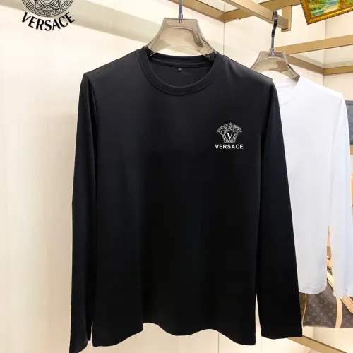Wholesale Versace T-Shirts Long Sleeved For Unisex #1421553 $34.00 USD, Wholesale Quality Replica Versace T-Shirts