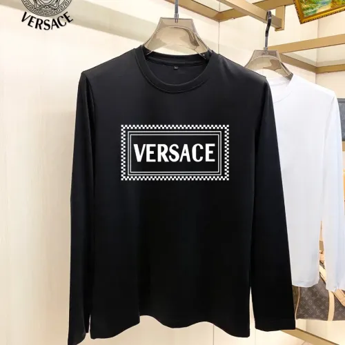 Wholesale Versace T-Shirts Long Sleeved For Unisex #1421568 $34.00 USD, Wholesale Quality Replica Versace T-Shirts