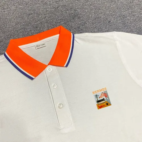 Replica Hermes T-Shirts Short Sleeved For Men #1421692 $29.00 USD for Wholesale