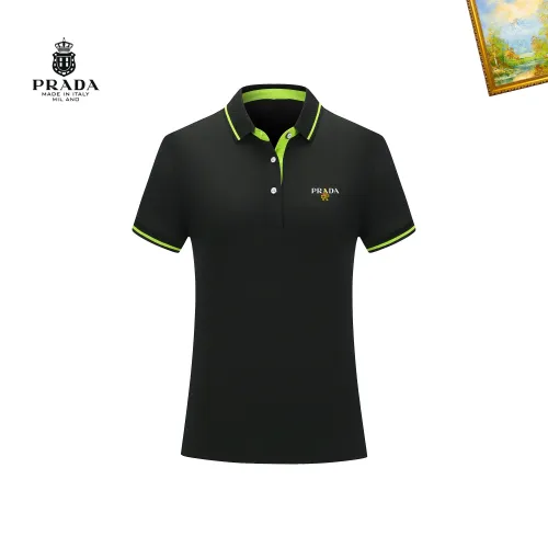 Wholesale Prada T-Shirts Short Sleeved For Men #1421736 $29.00 USD, Wholesale Quality Replica Prada T-Shirts