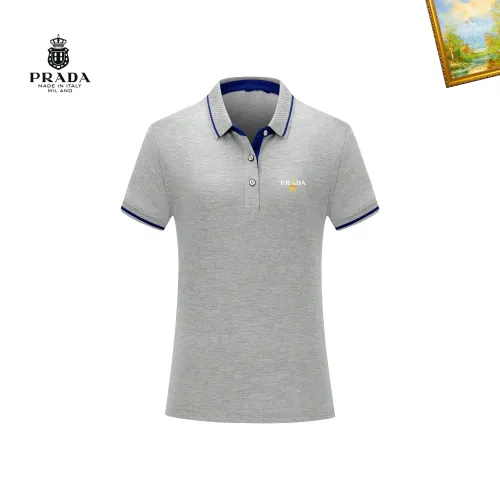 Wholesale Prada T-Shirts Short Sleeved For Men #1421737 $29.00 USD, Wholesale Quality Replica Prada T-Shirts