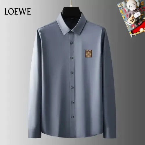 Wholesale LOEWE Shirts Long Sleeved For Men #1421771 $40.00 USD, Wholesale Quality Replica LOEWE Shirts