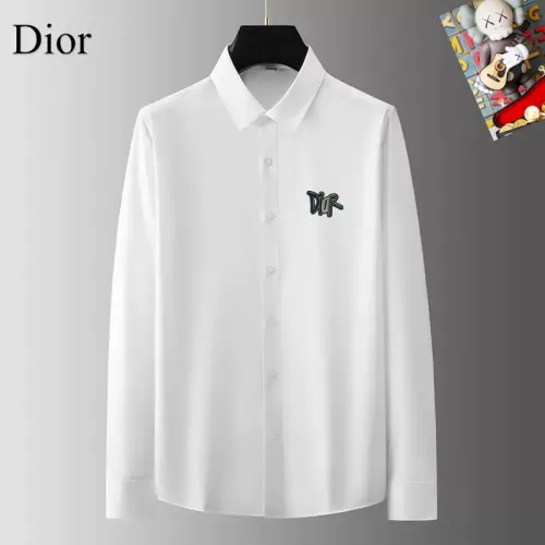 Wholesale Christian Dior Shirts Long Sleeved For Men #1421777 $40.00 USD, Wholesale Quality Replica Christian Dior Shirts