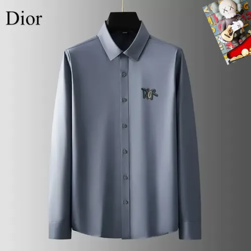 Wholesale Christian Dior Shirts Long Sleeved For Men #1421779 $40.00 USD, Wholesale Quality Replica Christian Dior Shirts