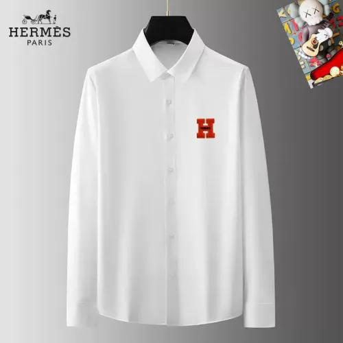 Wholesale Hermes Shirts Long Sleeved For Men #1421789 $40.00 USD, Wholesale Quality Replica Hermes Shirts
