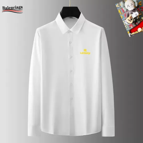 Wholesale Balenciaga Shirts Long Sleeved For Men #1421797 $40.00 USD, Wholesale Quality Replica Balenciaga Shirts