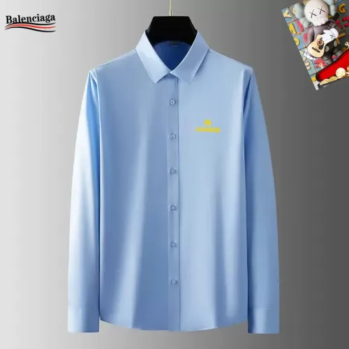 Wholesale Balenciaga Shirts Long Sleeved For Men #1421798 $40.00 USD, Wholesale Quality Replica Balenciaga Shirts