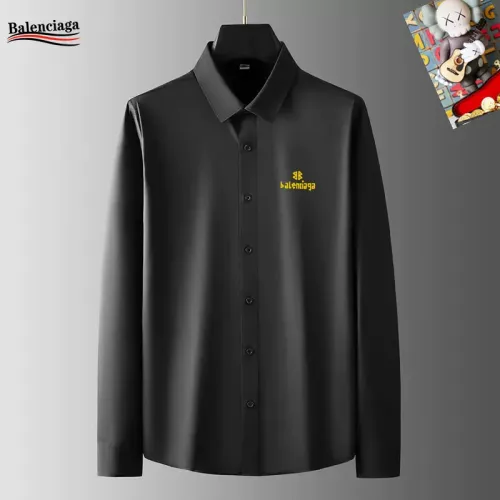 Wholesale Balenciaga Shirts Long Sleeved For Men #1421800 $40.00 USD, Wholesale Quality Replica Balenciaga Shirts