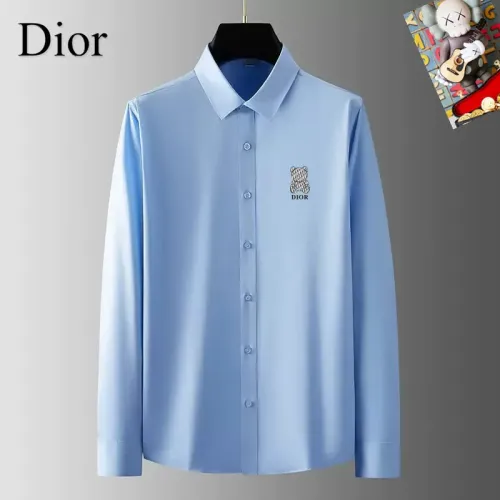 Wholesale Christian Dior Shirts Long Sleeved For Men #1421805 $40.00 USD, Wholesale Quality Replica Christian Dior Shirts