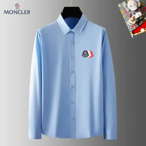 Wholesale Moncler Shirts Long Sleeved For Men #1421821 $40.00 USD, Wholesale Quality Replica Moncler Shirts