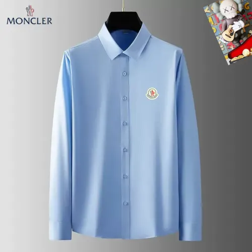 Wholesale Moncler Shirts Long Sleeved For Men #1421825 $40.00 USD, Wholesale Quality Replica Moncler Shirts