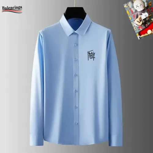 Wholesale Balenciaga Shirts Long Sleeved For Men #1421829 $40.00 USD, Wholesale Quality Replica Balenciaga Shirts