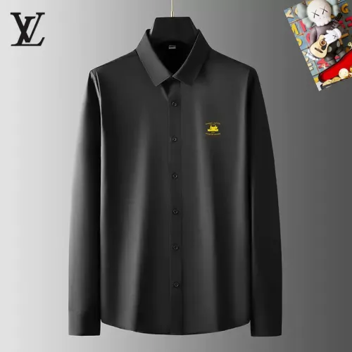 Wholesale Louis Vuitton LV Shirts Long Sleeved For Men #1421839 $40.00 USD, Wholesale Quality Replica Louis Vuitton LV Shirts