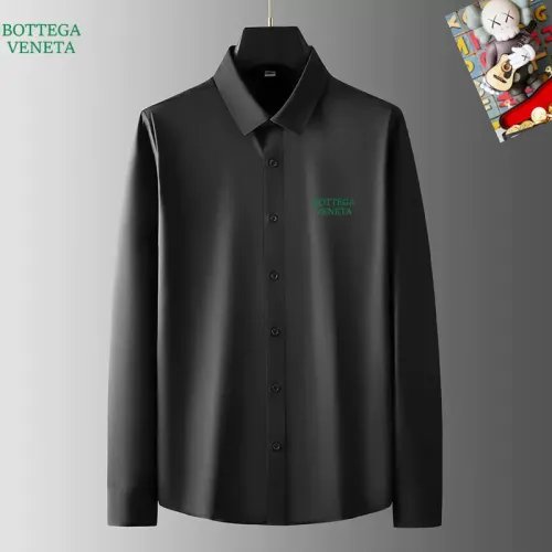 Wholesale Bottega Veneta BV Shirts Long Sleeved For Men #1421847 $40.00 USD, Wholesale Quality Replica Bottega Veneta BV Shirts