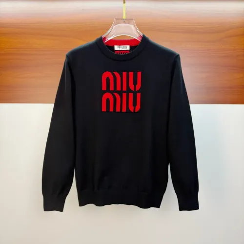 Wholesale MIU MIU Sweaters Long Sleeved For Unisex #1421949 $82.00 USD, Wholesale Quality Replica MIU MIU Sweaters