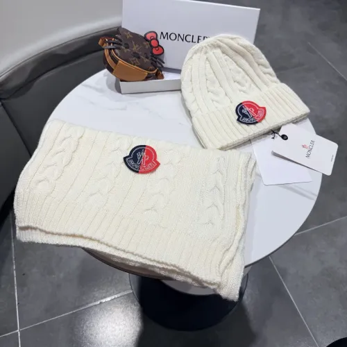 Wholesale Moncler Hat and Scarf Set #1422152 $64.00 USD, Wholesale Quality Replica Moncler Hat and Scarf and Glove Set