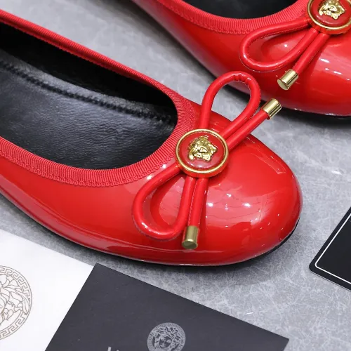 Replica Versace Flat Shoes For Women #1422328 $118.00 USD for Wholesale