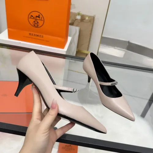 Replica Hermes High-Heeled Shoes For Women #1422335 $108.00 USD for Wholesale